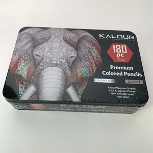 KALOUR 180 Colored Pencil Set for Adults Artists Rich Pigment Soft Core NEW
